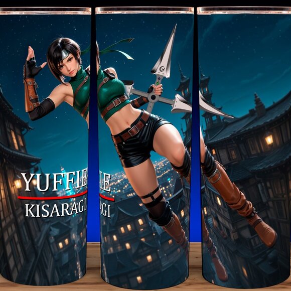 Yuffie Kisagari Final Fantasy 7 Gaming Cup Mug Tumbler - Picture 1 of 3
